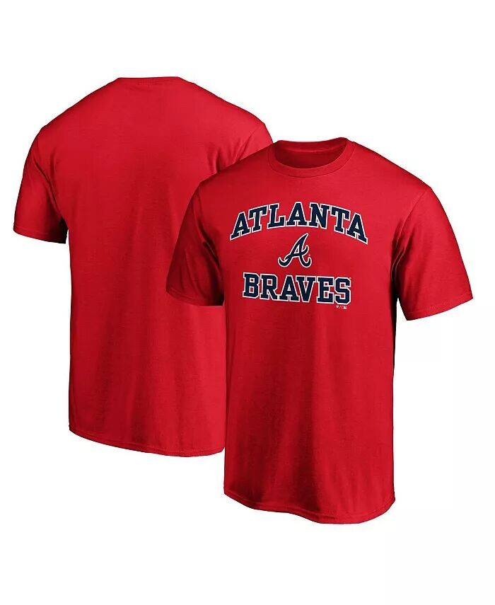 

Мужская красная футболка Atlanta Braves Big Tall Fanatics