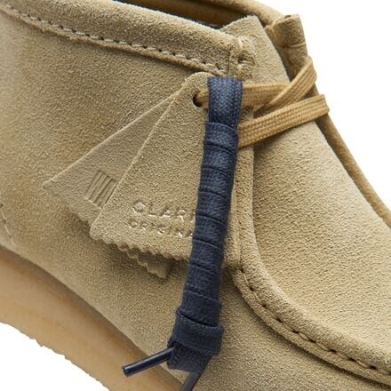 Ботинки Clarks Wallabee женские замшевые, песочный — фото 4