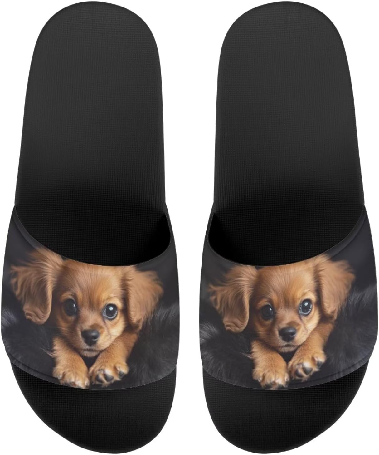 

Женские шлепанцы, Женские сандалии без застежек, Принт с собакой, Удобные и легкие, Летние домашние тапочки, Для пляжа, дома, улицы, отеля и спортзала Getelinseng, Golden Retriever