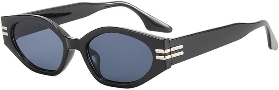 

Винтажные женские солнцезащитные очки, маленькие ретро-очки для женщин и мужчин, очки с леопардовым принтом, женские очки с защитой от УФ-излучения UV400 UJNHGQ, Blackgray