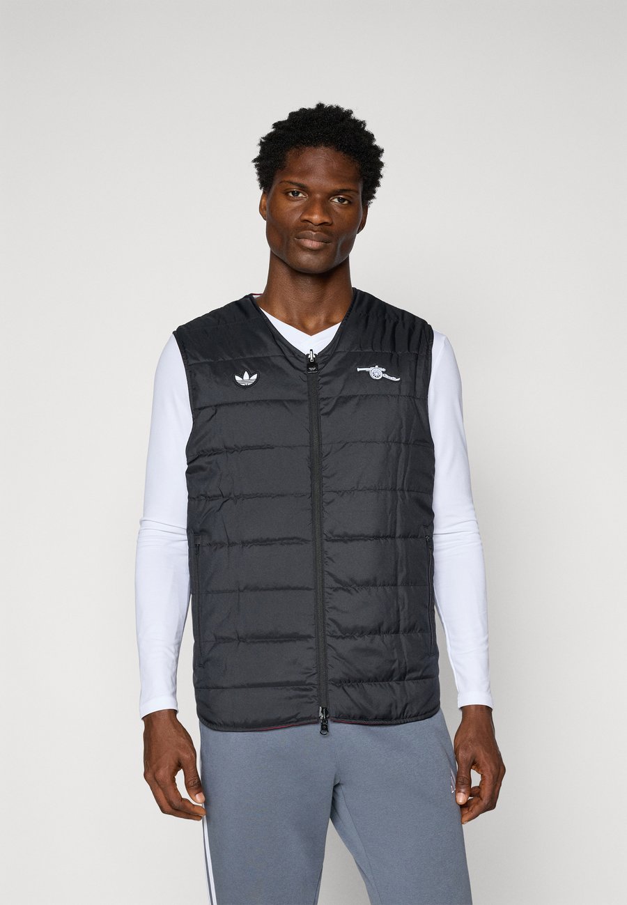 Куртка Adidas Originals ARSENAL FC ICON VEST, Team Coll Burgundy/Black/Bordeaux — фото 4