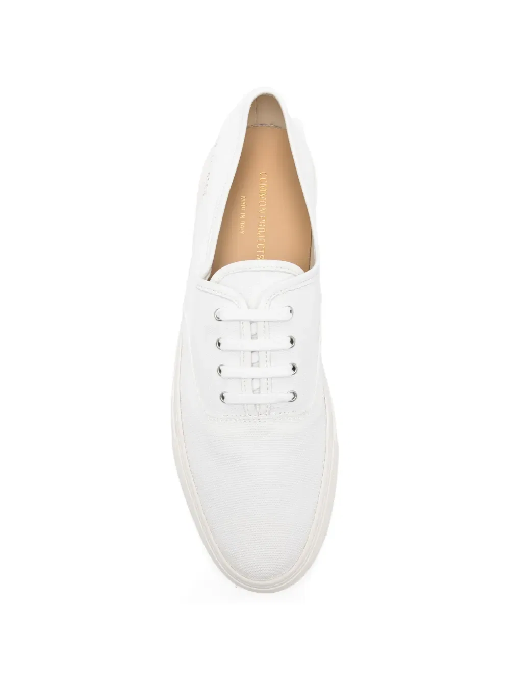 Кроссовки на шнуровке с четырьмя отверстиями Common Projects, белый — фото 4