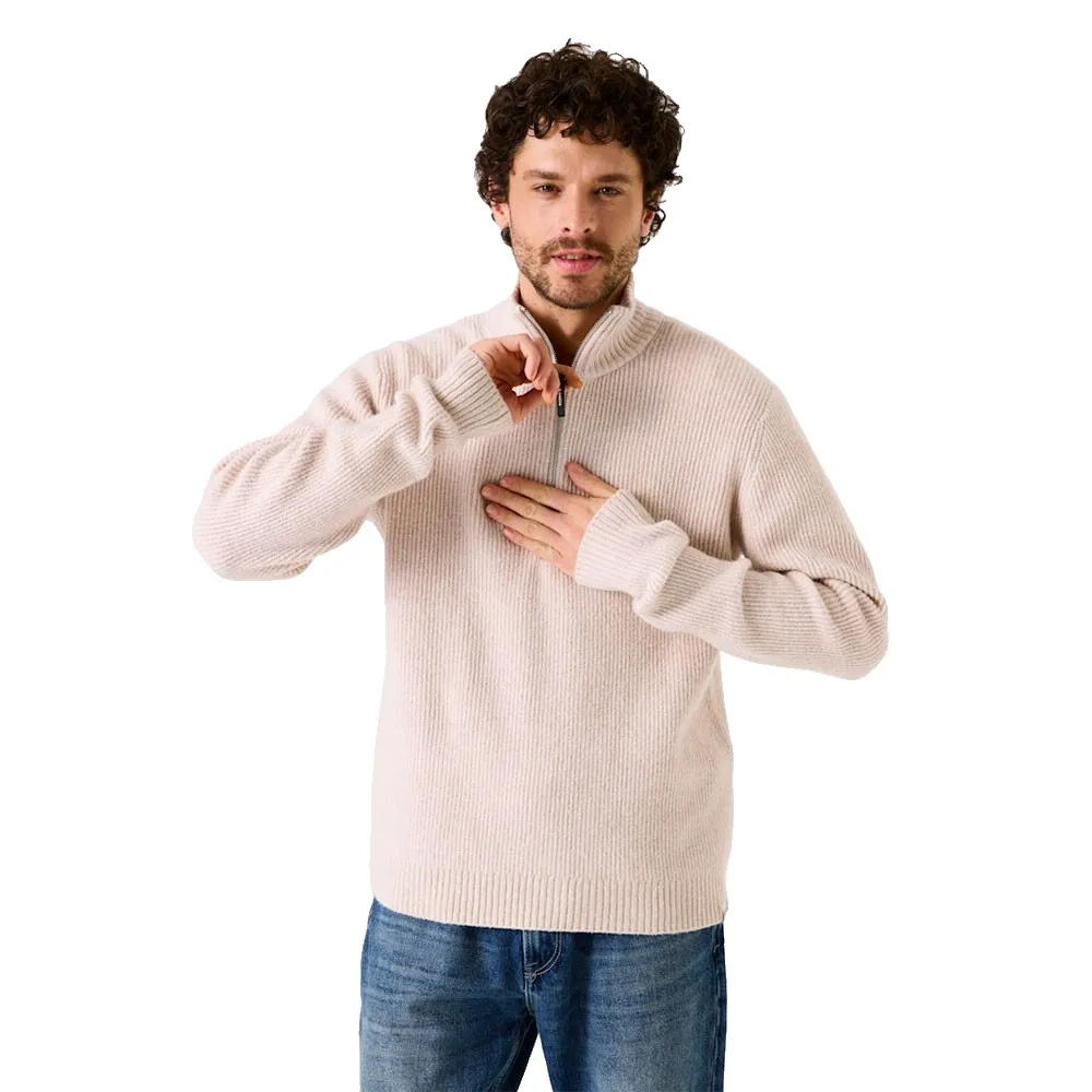 

Свитер Garcia J51046 с половинной молнией, бежевый