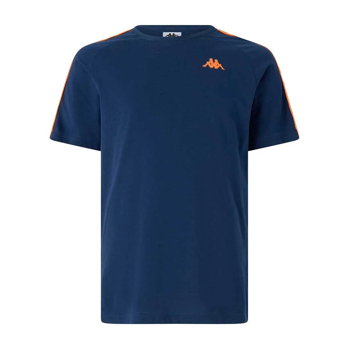

Футболка мужская Coen Slim 222 Banda Tee Kappa, темно-синий/оранжевый