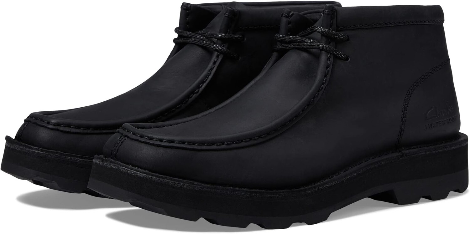 

Ботинки Clarks Corston Wally Waterproof, цвет Black Leather Waterproof