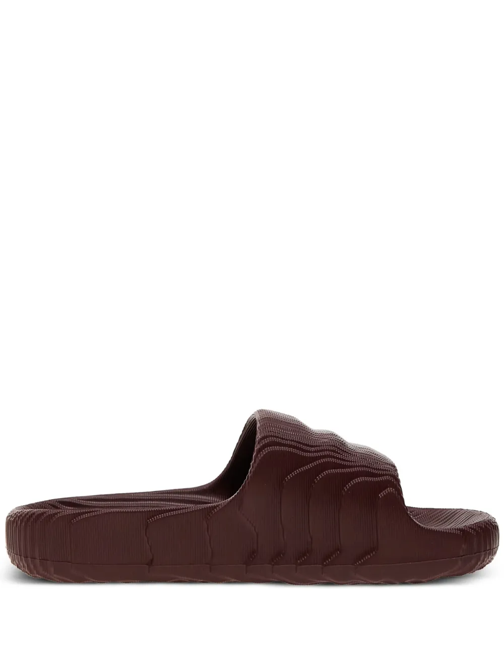 Фактурные шлепанцы Adilette 22 Adidas, красный
