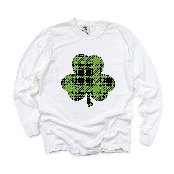 

Футболка с длинным рукавом Buffalo plaid clover garment dyed Simply Sage Market, White, Белый, Футболка с длинным рукавом Buffalo plaid clover garment dyed Simply Sage Market, White