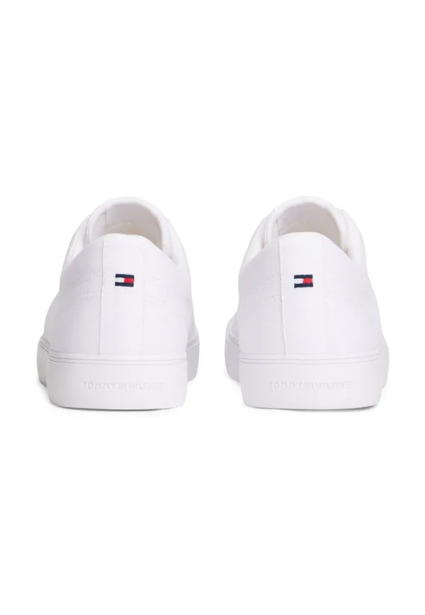 Кроссовки с логотипом на холсте Tommy Hilfiger, White — фото 3