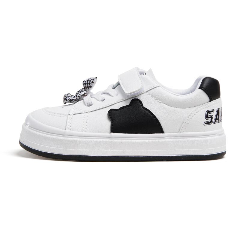 

Детские кроссовки для скейтбординга Kids Low-top Белые/черные Xiaomei And Xiaobao, белый
