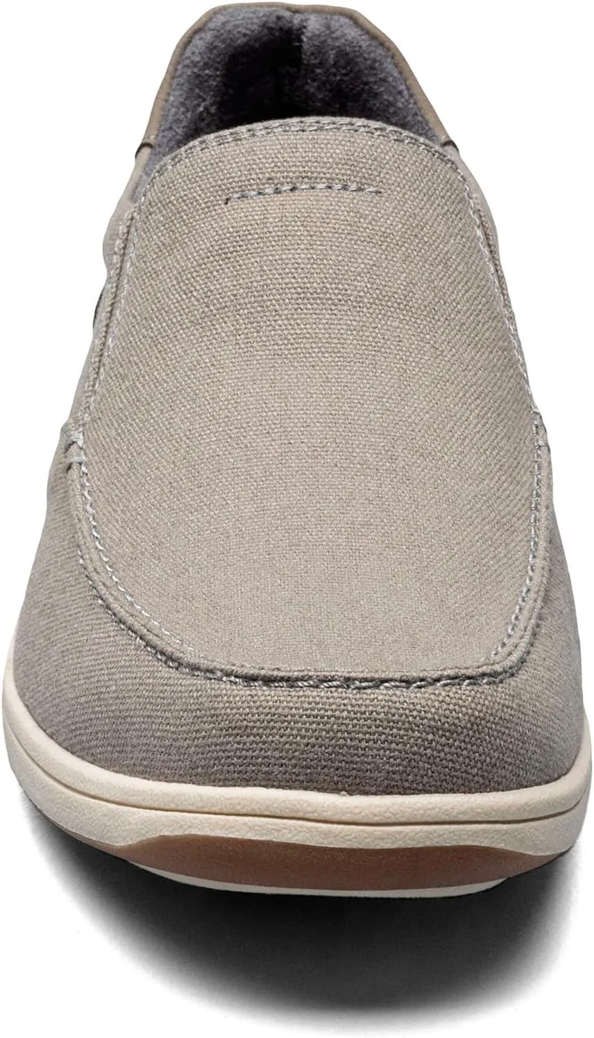 Мужские мокасины Florsheim, Lakeside из холщовой ткани, серый — фото 3
