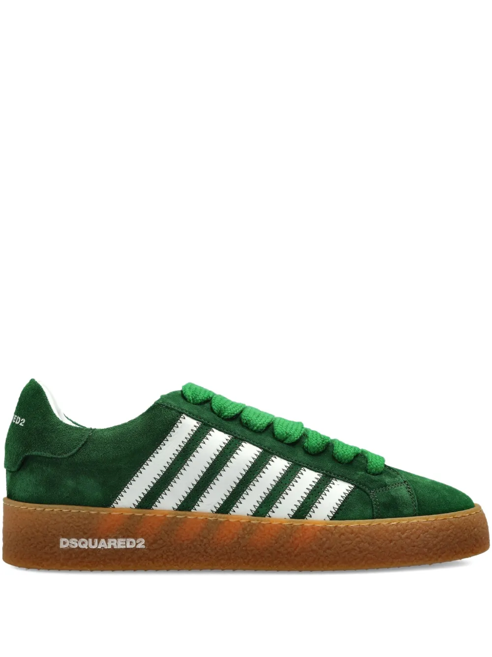 

Кроссовки Boxer с полосками DSQUARED2, зеленый
