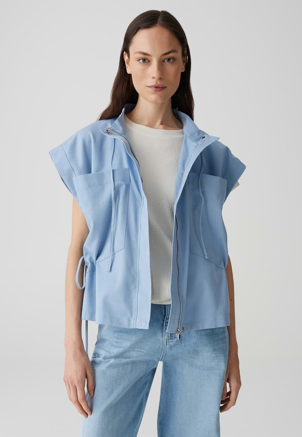 

Жилет LOOSE FIT CARGO OPUS, светло-голубой