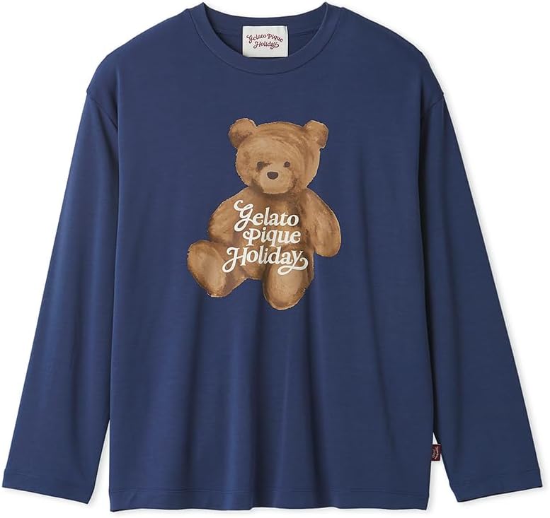 

Футболка с длинным рукавом Bear One-Point PMC T255333 Мужская Gelato Pique, темно-синий