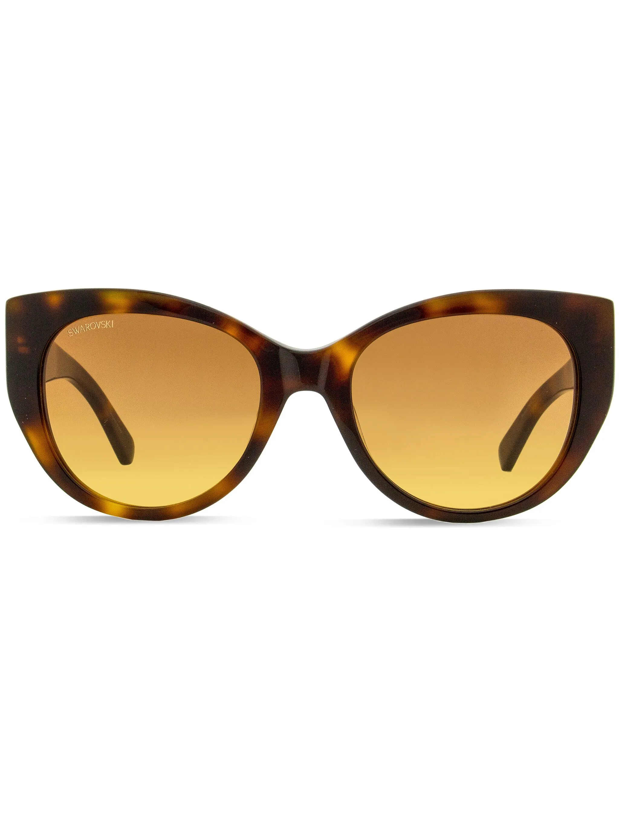 

Солнцезащитные очки в оправе кошачий глаз Swarovski Eyewear, коричневый