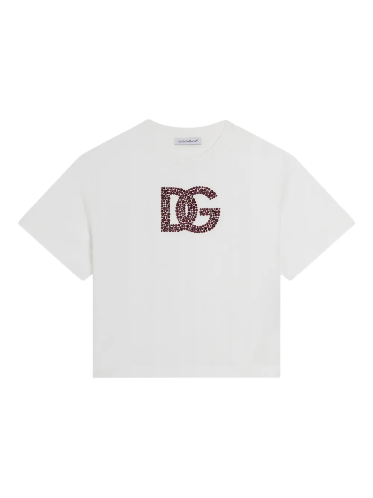 

Футболка с логотипом Dolce & Gabbana Kids, белый