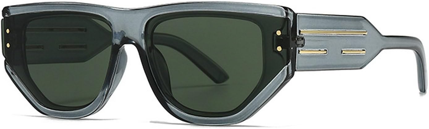 

Laureles Модные солнцезащитные очки большого размера «кошачий глаз» для женщин, квадратные солнцезащитные очки-щитки для мужчин, для активного отдыха и путешествий, защита от УФ-излучения UV400, C2