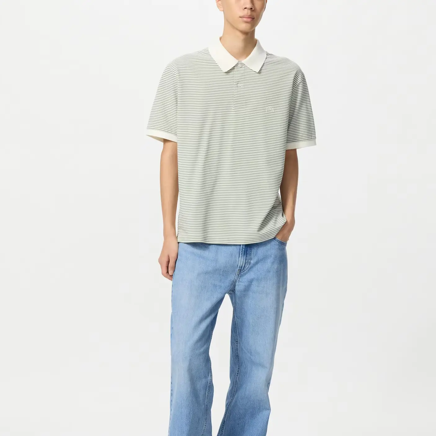 UNIQLO Джей даблъю андерсон поло футболка унисекс green — фото 3