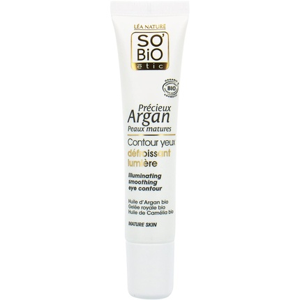 

So'bio Etic Precieux Argan Organic Осветляющий и разглаживающий крем для контура глаз 15 мл Sobio Etic