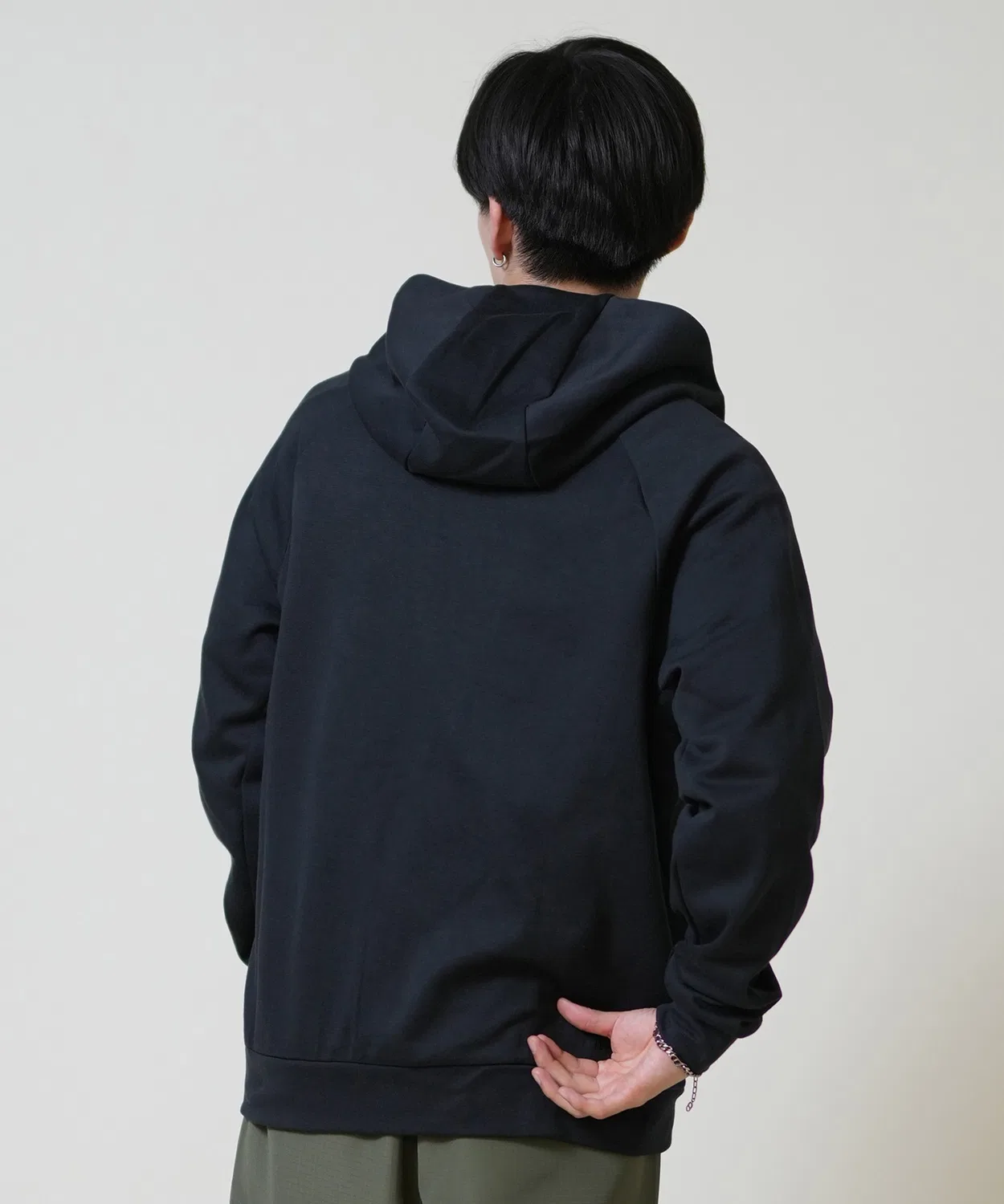 Флисовая кофта с капюшоном Nike Dri-FIT UV Primary FZ Hoodie, полиэстер, серый — фото 3