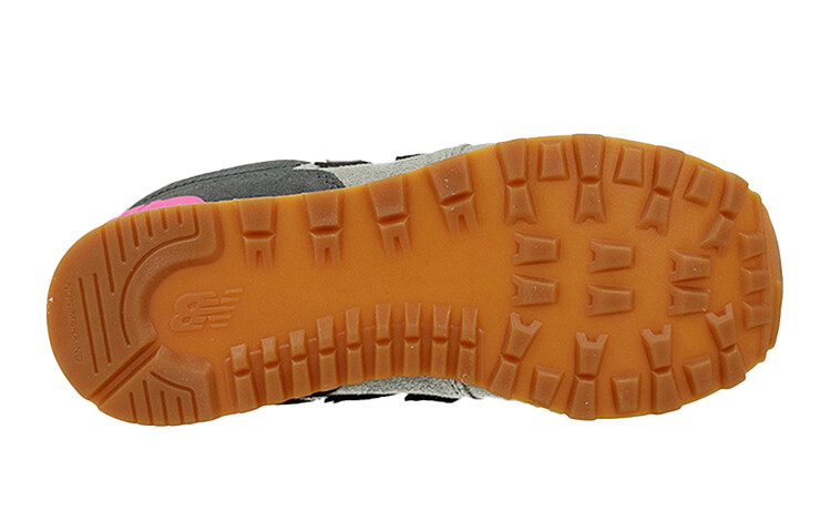 NB 574 Детские кроссовки GS с низким верхом Серый/Черный/Розовый/Белый/Коричневый New Balance — фото 4
