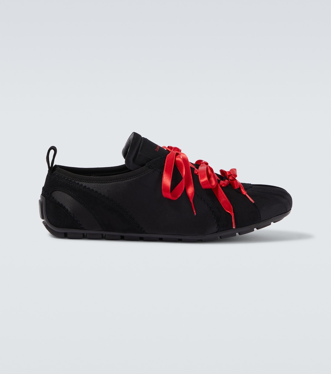 

Атласные кроссовки Ballerina Grip Simone Rocha, черный