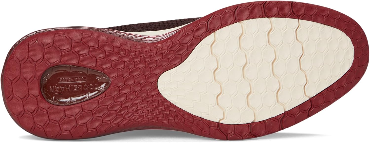 Мужские оксфорды Cole Haan Originalgrand Energyweave Stitchlite Wingtip, шоколадный изюм/бургунди/слоновая кость, 9.5 — фото 3