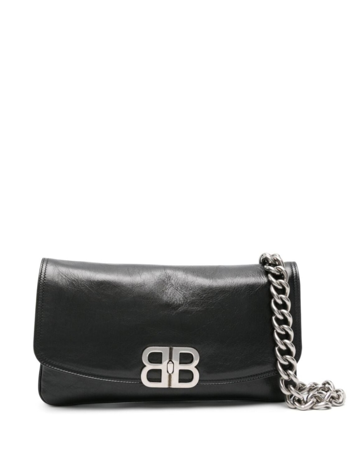

Сумка на плечо Balenciaga BB Soft среднего размера, черный