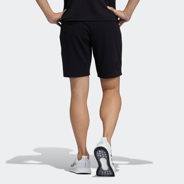 Шорты wj short swt casual sports basketball shorts black Adidas, черный — фото 3