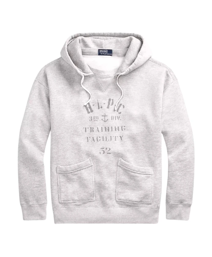

Толстовка с капюшоном Ralph Lauren, серый