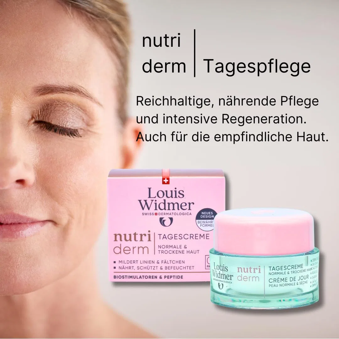 Крем для лица ‎Pharma Perle — Дневной «Nutriderm» без запаха от Louis Widmer Pharma , 1X — фото 2