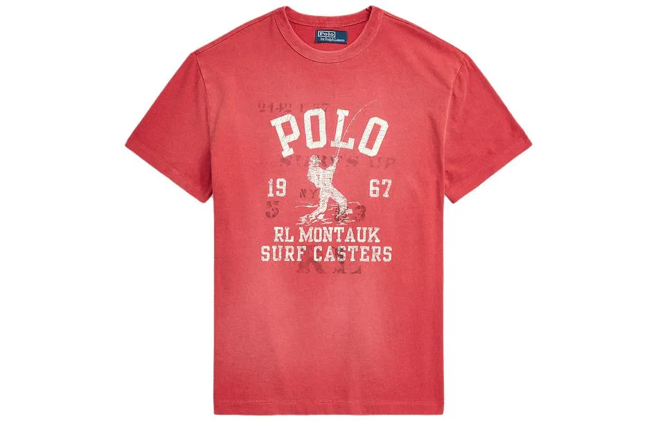 Футболка с круглым вырезом Polo Ralph Lauren красная