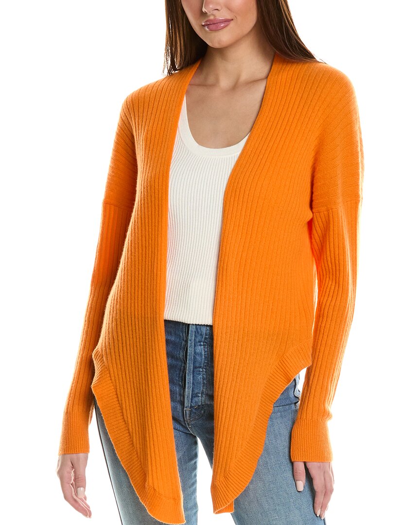 

Осенний кашемировый кардиган в рубчик из кашемира Autumn Cashmere, синий