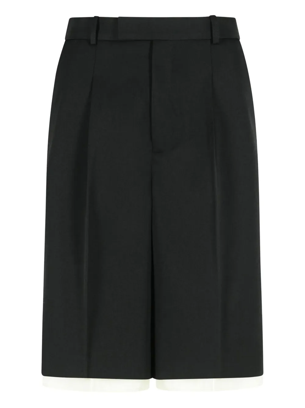 

Шорты со складками спереди Róhe, черный