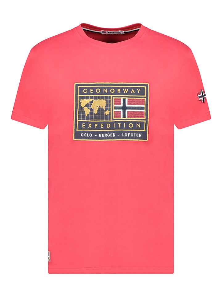 

Футболка Jofoten Geographical Norway, красный