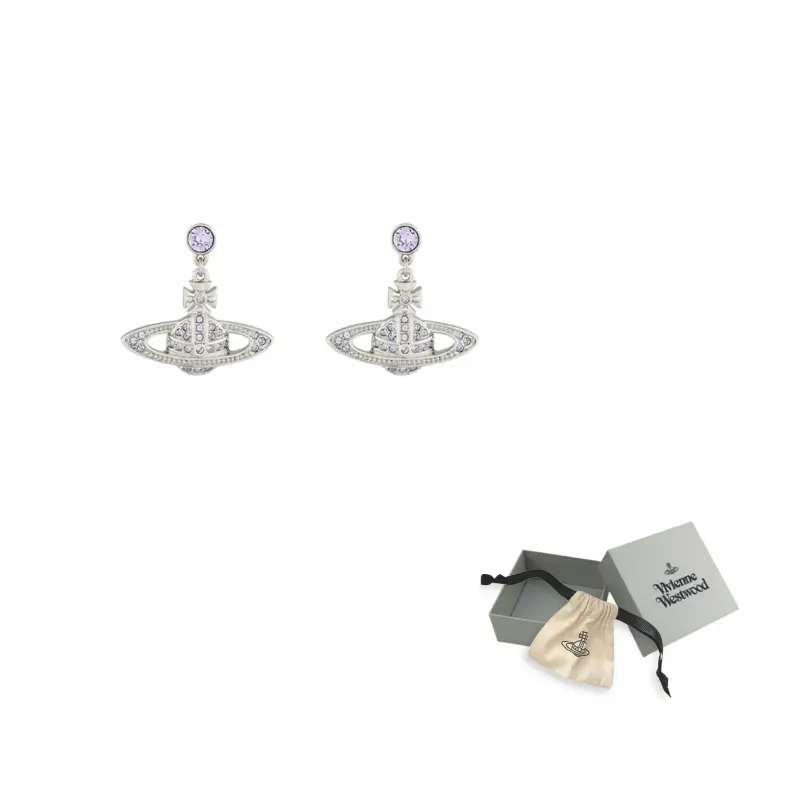 

Vivienne Westwood Серьги Unisex Silver/Purple