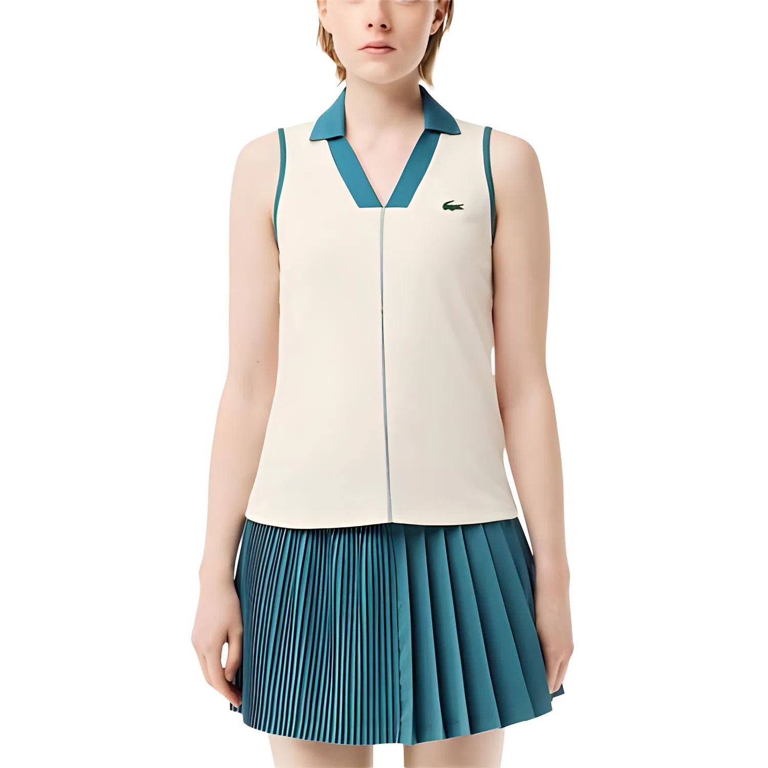 Футболка LACOSTE белая — фото 4