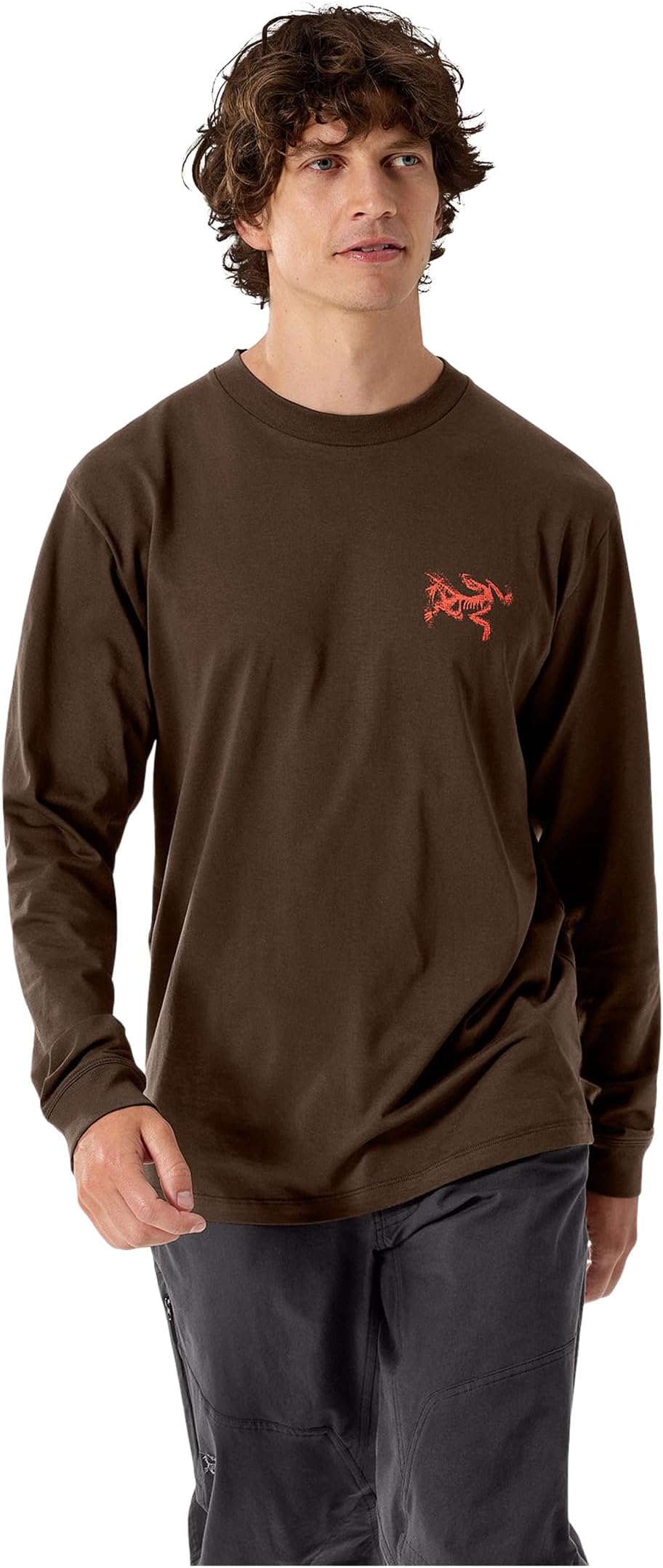 

Мужская хлопковая кофта Kragg SL Bird Tile с длинным рукавом Arc'teryx, Carob/Dynasty