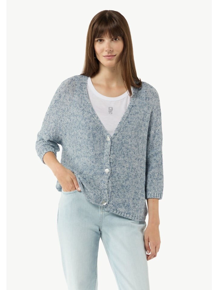

Жилет comma CI Strickjacke kurzarm, синий