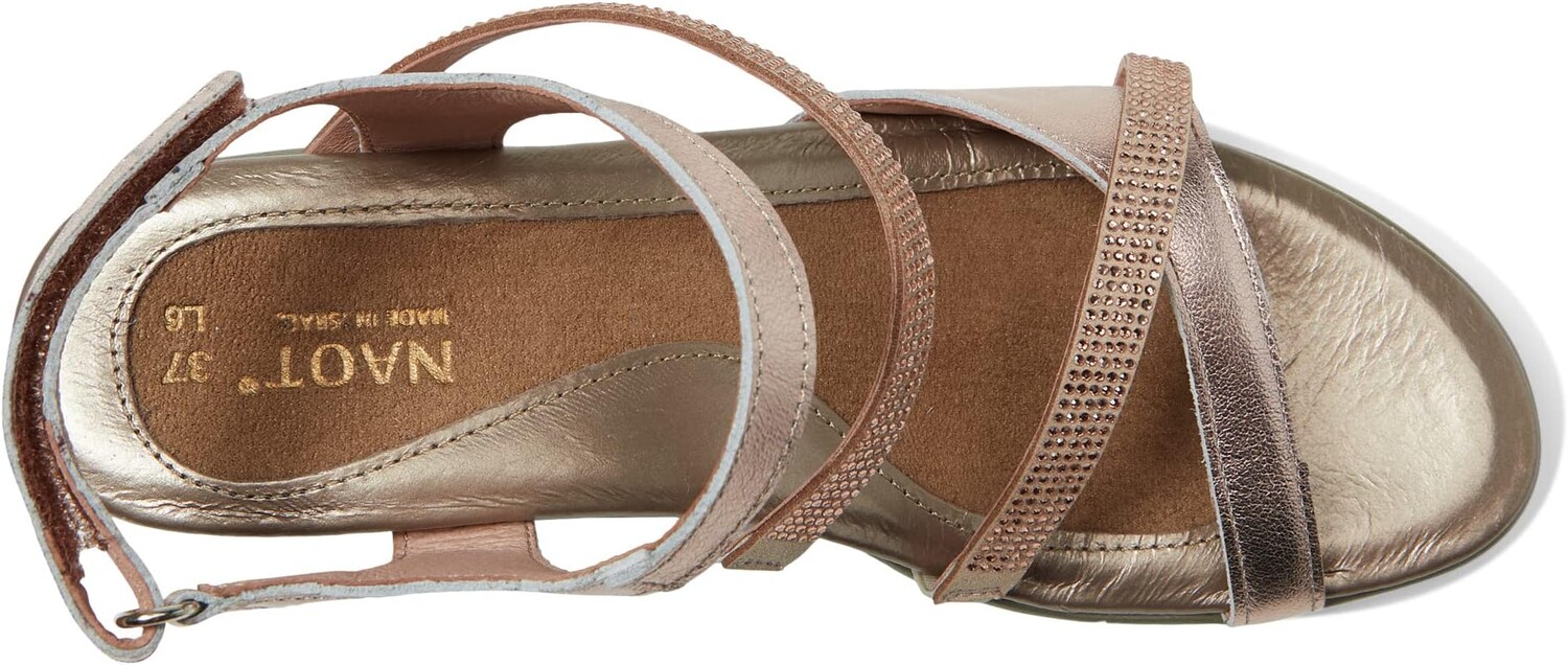 Босоножки Innovate Naot, цвет Soft Rose Gold Leather/Rose Gold Rhinestones — фото 2
