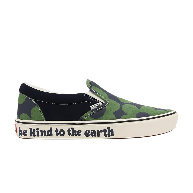 

Шлепанцы Vans ComfyCush Slip-On Looper - Be Kind to the Earth, зеленый