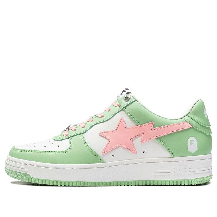 

Кроссовки A BATHING APE Bape Sta 'Green Pink White'