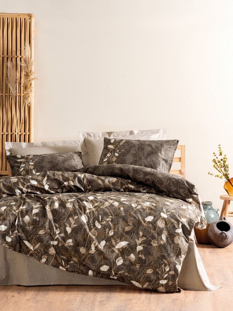 

L'Essentiel Linge de Maison, Foresta - Beige, Двойной пододеяльник Ranforce (DE), бежевый, 100 % ХЛОПОК RANFORCE, 200 x 200 см