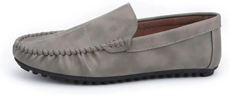 Мужские лоферы из искусственной кожи, Khaki SayfuR — фото 2