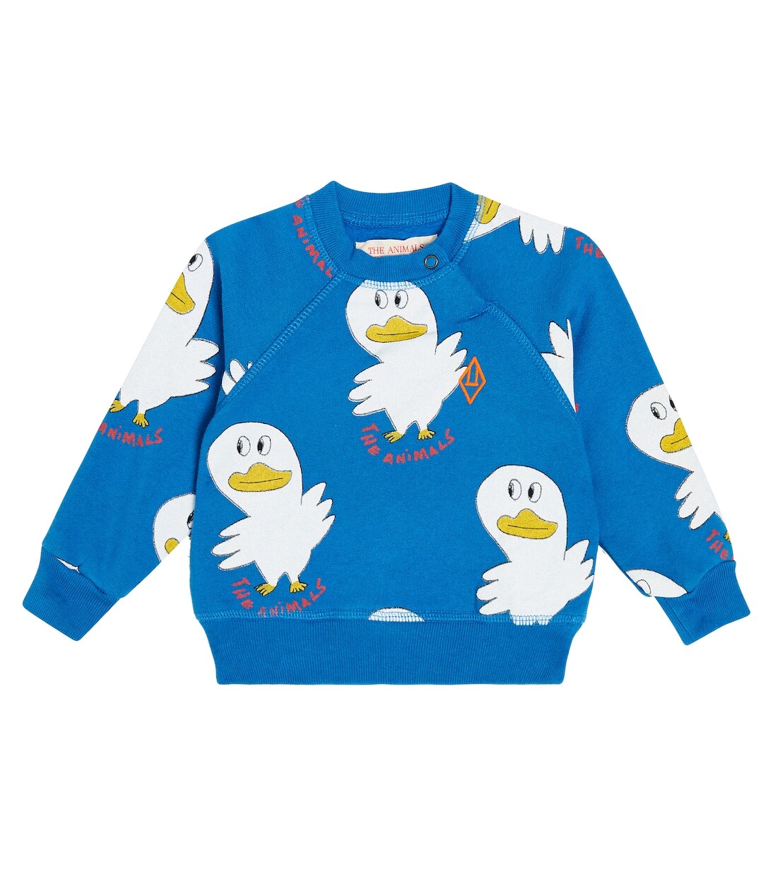 

Хлопковая толстовка с принтом baby duck The Animals Observatory, синий