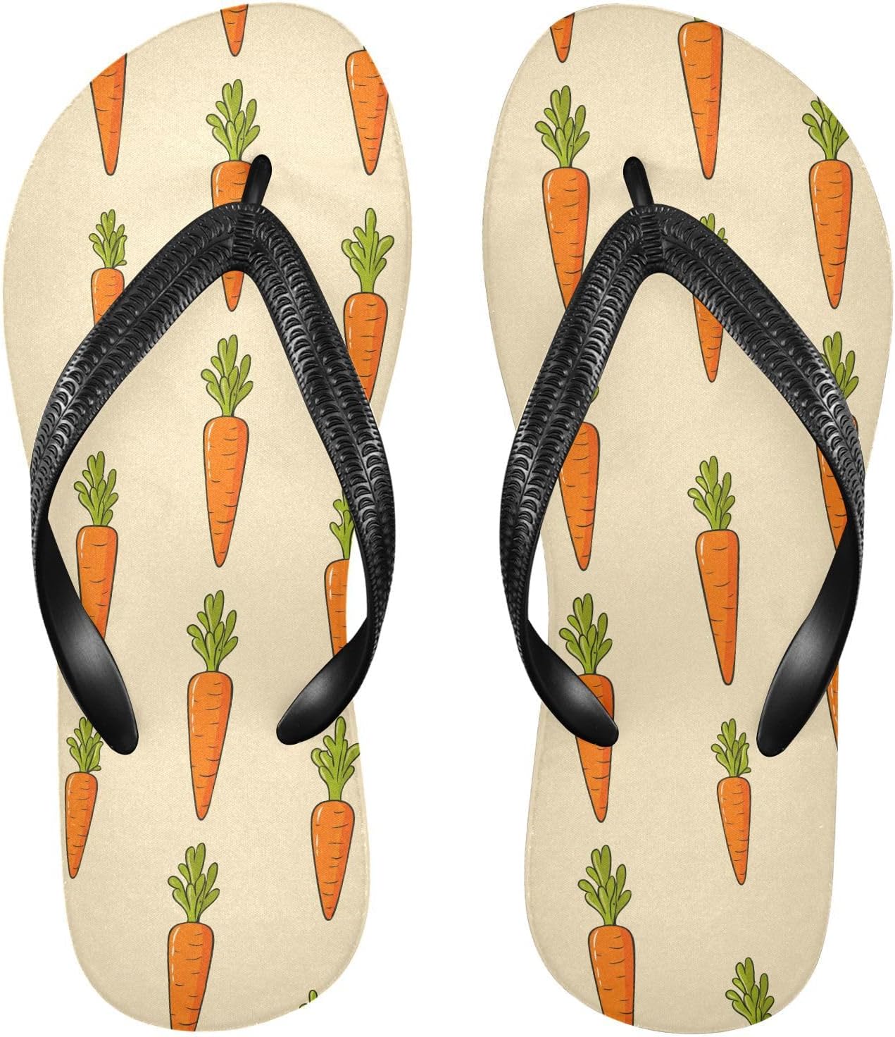 

Пляжные летние повседневные сандалии Carrots Beige Flip Flop для женщин и мужчин, обувь для душа 20861922 Kfbe