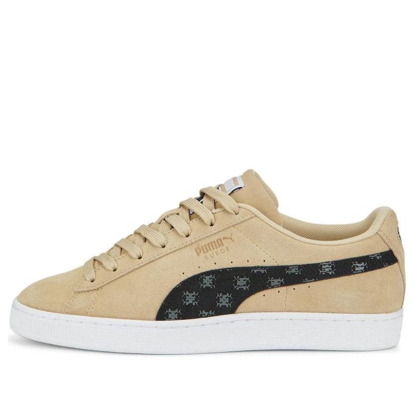

Кеды PUMA Suede T7 Sneakers 'Tan Black', желто-коричневый