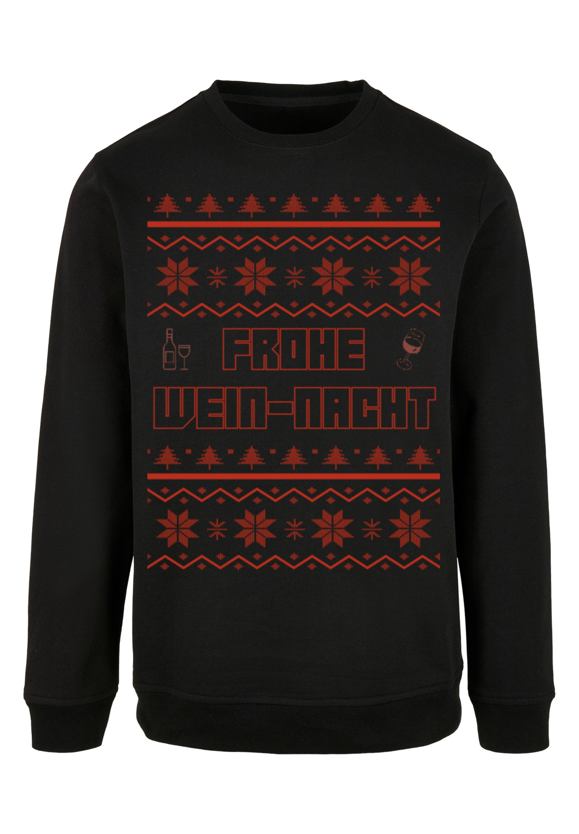 

Пуловер F4NT4STIC Sweatshirt Frohe Wein Nacht, черный