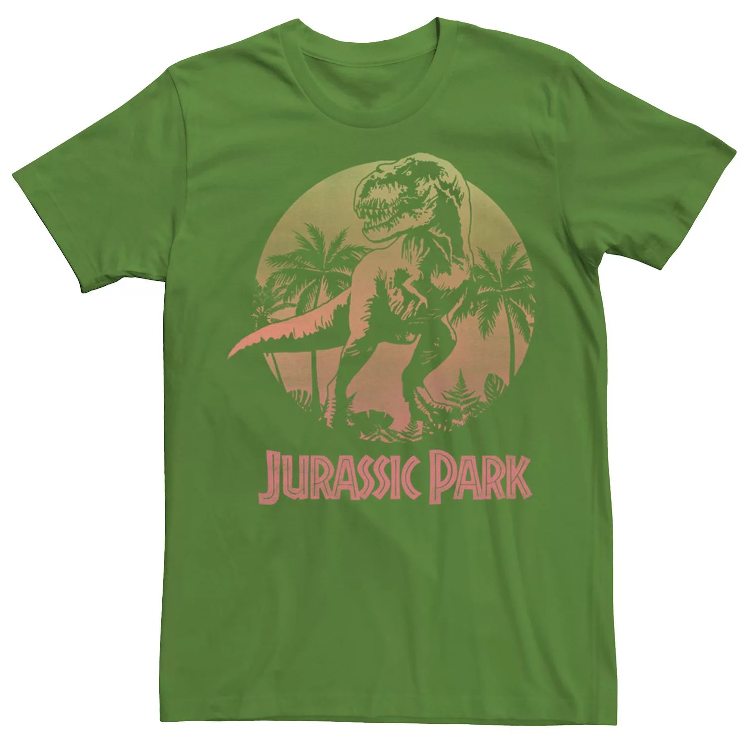 

Мужская футболка Jurassic Park T-Rex Gradient Sunset Licensed Character