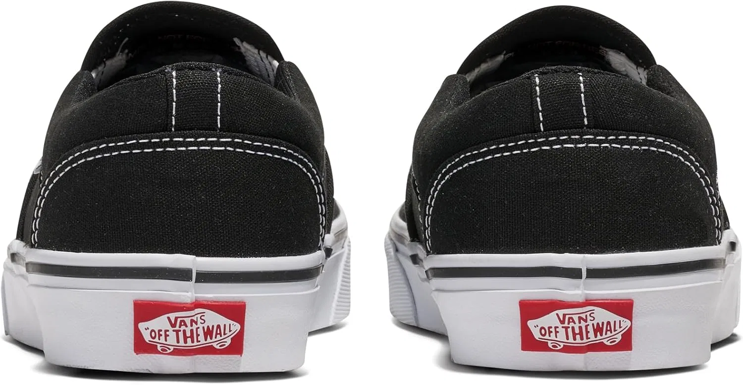 Кроссовки Vans Herren AsherSneaker, Canvas Black White — фото 3