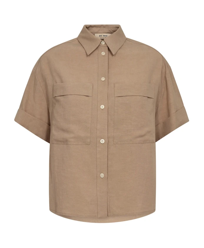

Рубашка Алексис, загар Саванны Mos Mosh, коричневый